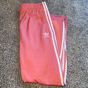 Pink adidas pants